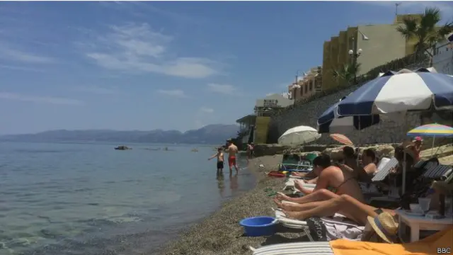 Пляж на крите