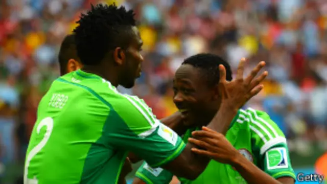 احمد موسیٰ نے نائجیریا کی جانب سے دونوں گول کیے