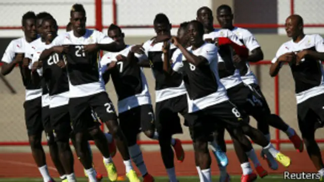 Entrenamiento Ghana