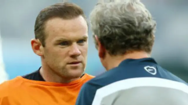 魯尼和英格蘭教練霍奇森