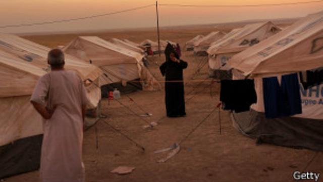 Лагерь для беженцев в Ираке