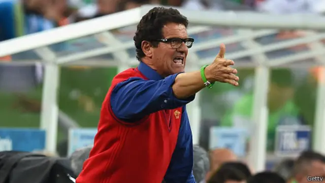 Sebelum melatih Rusia, Capello merupakan pelatih tim nasional Inggris.