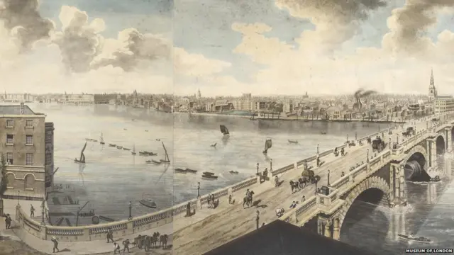 Лондон вид с моста