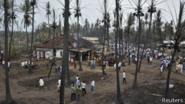 အနီးဝန်းကျင်က လူတွေ အိုးအိမ်စွန့် ထွက်ခွာခဲ့ရ