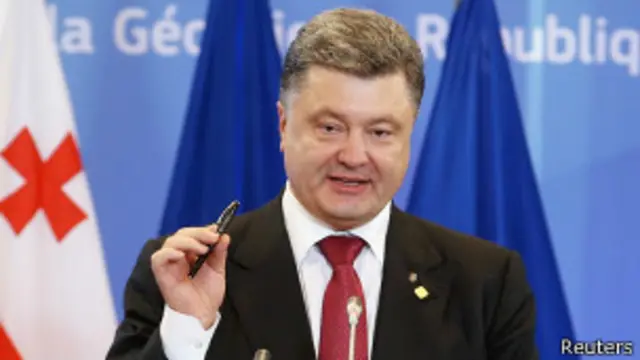 Петр Порошенко на саммите ЕС в Брюсселе