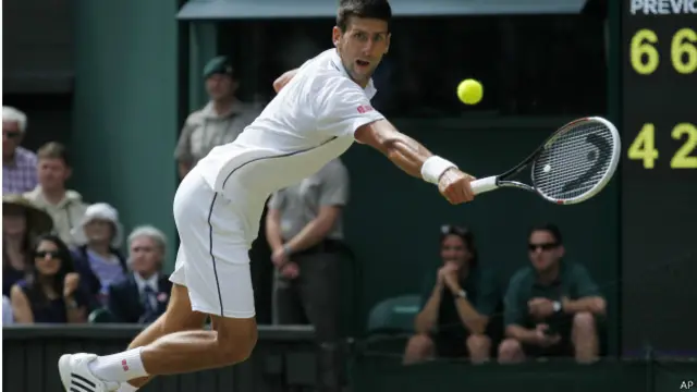 सर्बिया के टेनिस खिलाड़ी नोवाक जोकोविच, विंबलडन 2014