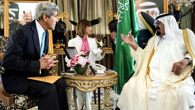 يأمل كيري في ان تستخدم السعودية نفوذها في تسريع تشكيل حكومة عراقية