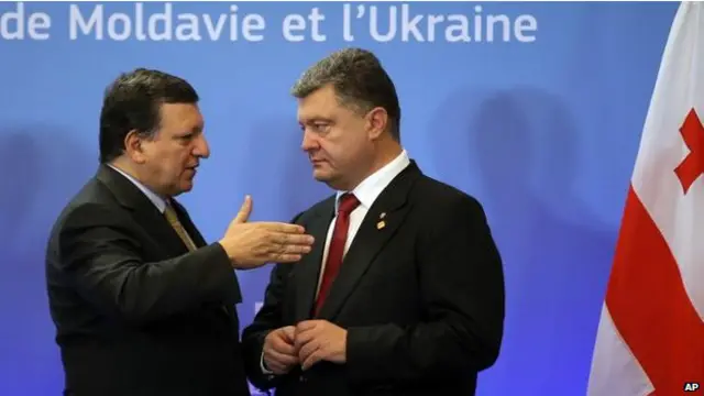 Tổng thống Ukraine gọi thỏa thuận với EU là sự kiện mang tính 'lịch sử'