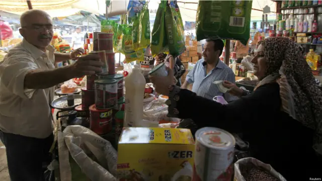 أحد أسواق العاصمة العراقية بغداد