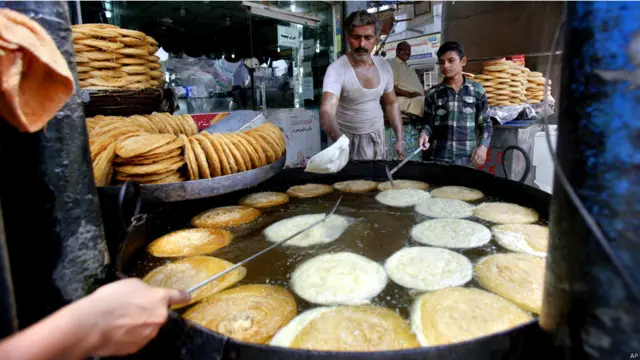 سوق في روالبيندي في باكستان 