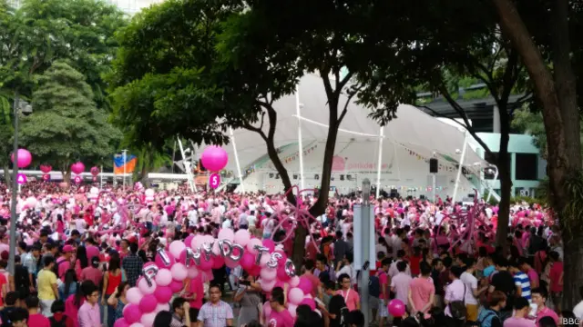 新加坡“粉红点”活动