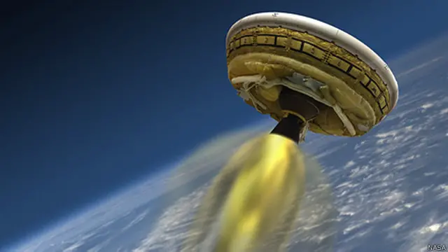 नासा, अंतरिक्ष यान का परीक्षण