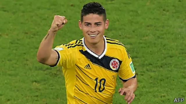 कोलंबियाई फ़ुटबॉल खिलाड़ी जेम्स रॉड्रिगेज़