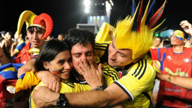 Болельщики Колумбии