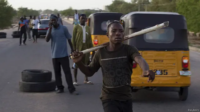 Vigilantes en Maiduguri