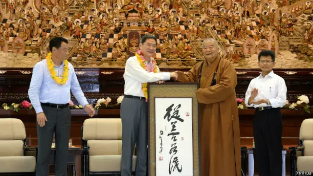 张志军参访台湾高雄市佛光山（27/06/2014）