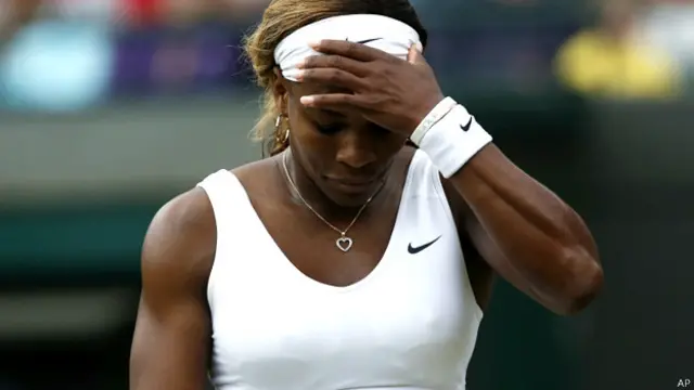 کورٹ ون میں کھیلے جانے والے میچ میں عالمی رینکنگ میں 24 ویں نمبر کی ایلیز نے ٹینس کی دنیا کی پہلے نمبر کی کھلاڑی سیرینا کو 6-1، 3-6، 4-6 سے شکست دی