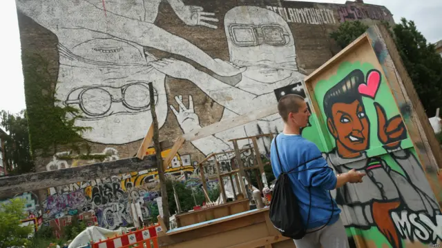 जर्मनी, बर्लिन, स्ट्रीट आर्ट