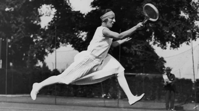 法国女选手苏珊•朗格伦在温网