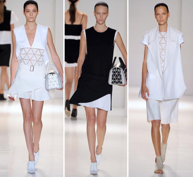 维多利亚•贝克汉姆在2014时装周秀以网球为主题的新品