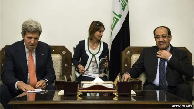 نخست‌وزیر نوری مالکی خواهان مداخله نظامی آمریکا در بحران عراق است