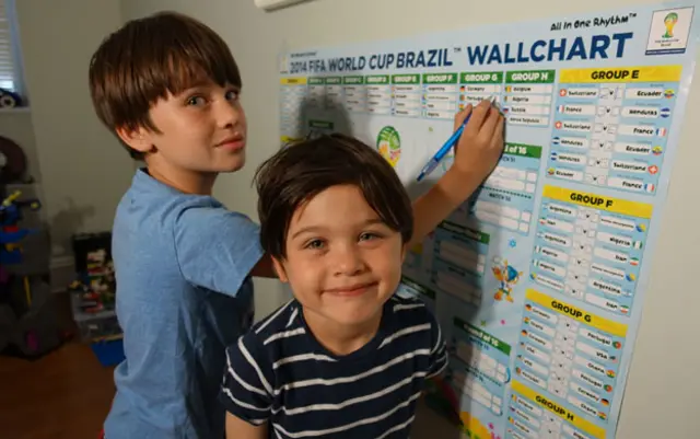 多米尼克的兩個兒子只能轉而為美國隊加油了