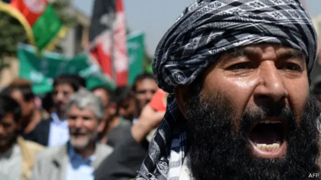 Acto político en Afganistán