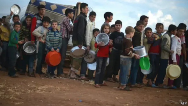 يتواجد نحو 5 ملايين لاجي سوري في أماكن يصعب الوصول اليها