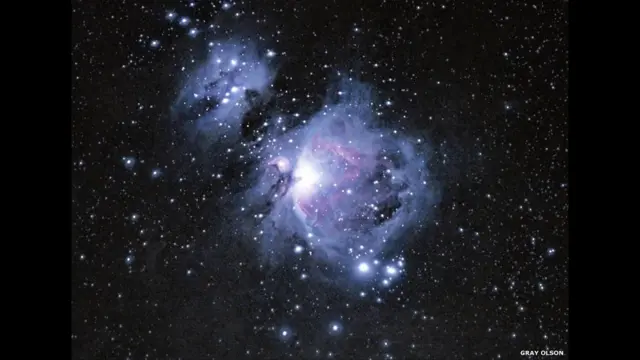 A grande nebulosa de Orion © Gray Olson (EUA)