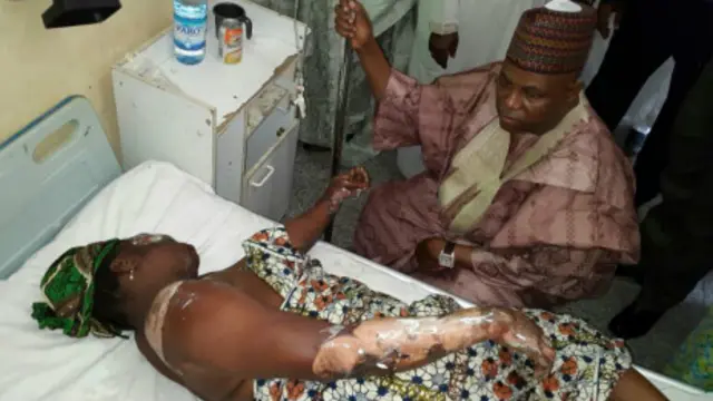 Gwamna Kashim Shettima ya ziyarci wadanda suka samu raunuka