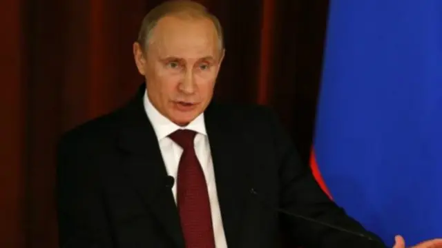 الرئيس بوتين قال إن بلاده ستواصل الدفاع عن المتحدثين بالروسية في الخارج.