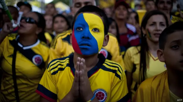 Fanáticos de la selección colombiana de fútbol