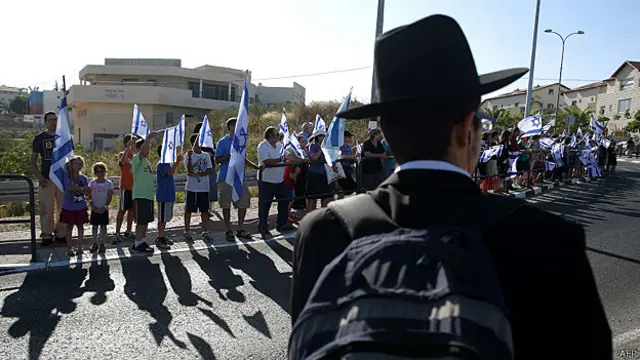 Dolientes israelíes