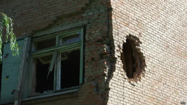 Поврежденный в Краматорске дом