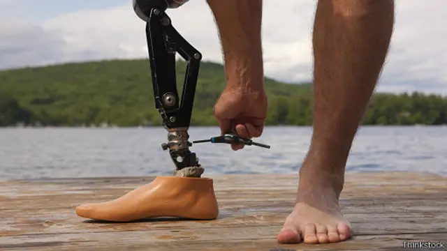 Искусственная нога атлета