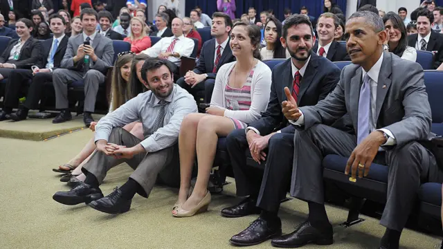 Obama ve el partido contra Bélgica