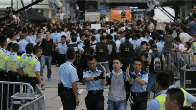 Protestas en Hong Kong