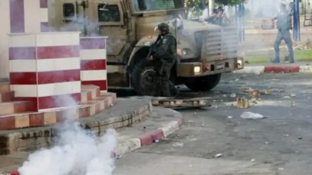 وقعت من قبل في الصباح اشتباكات في مدينة جنين.