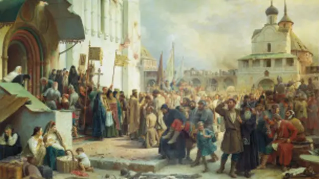 "Защитники Троице-Сергиевой лавры" (Василий Верещагин)