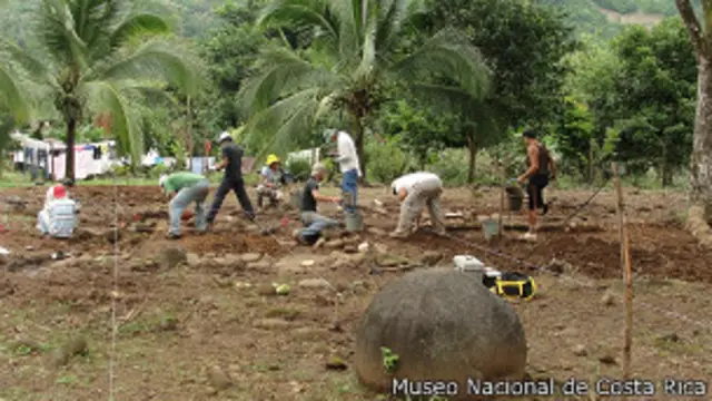 La teoría es que estas piedras pudieron ser utilizadas como enormes balas. 