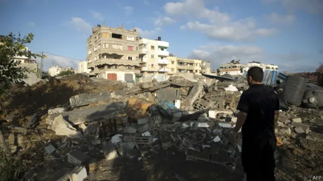 Последствия ударов по Газе