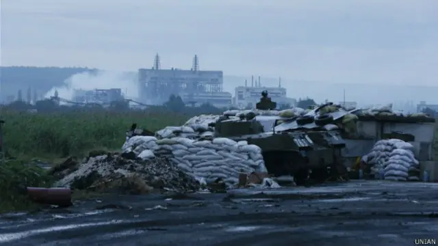 Блокпост АТО під Слов'янськом