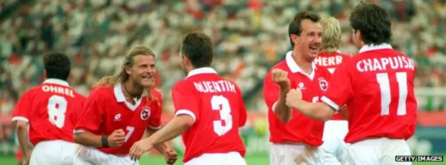 1994年美国世界杯上的瑞士国家队