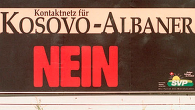 右翼瑞士人民党的宣传画