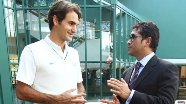 रोजर फेडरर और सचिन तेंदुलकर