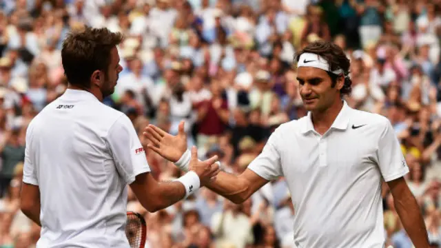 هذه هي المرة التاسعة التي يبلغ فيها فيدرر الدور ما قبل النهائي في ويمبلدون.