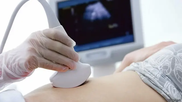 Беременная на обследовании