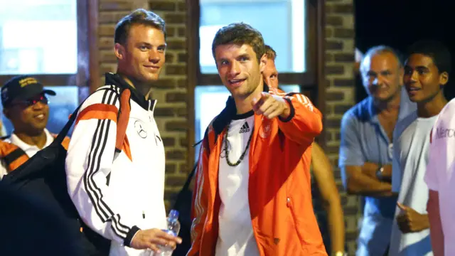 جرمنی کے کوارٹر فائنل تک پہنچنےمیں ٹامس مولر اور گول کیپر مینوئل نوئیر نے اہم کردار ادا کیا ہے۔