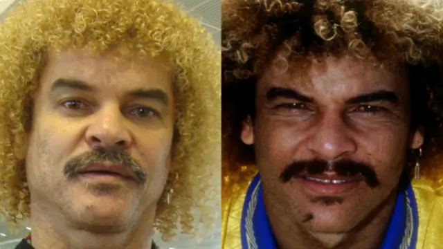 Carlos Valderrama, ex-jogador de futebol colombiano | Crédito: Montagem/BBC Brasil