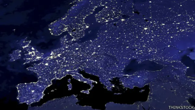 Vista aérea de la Tierra.